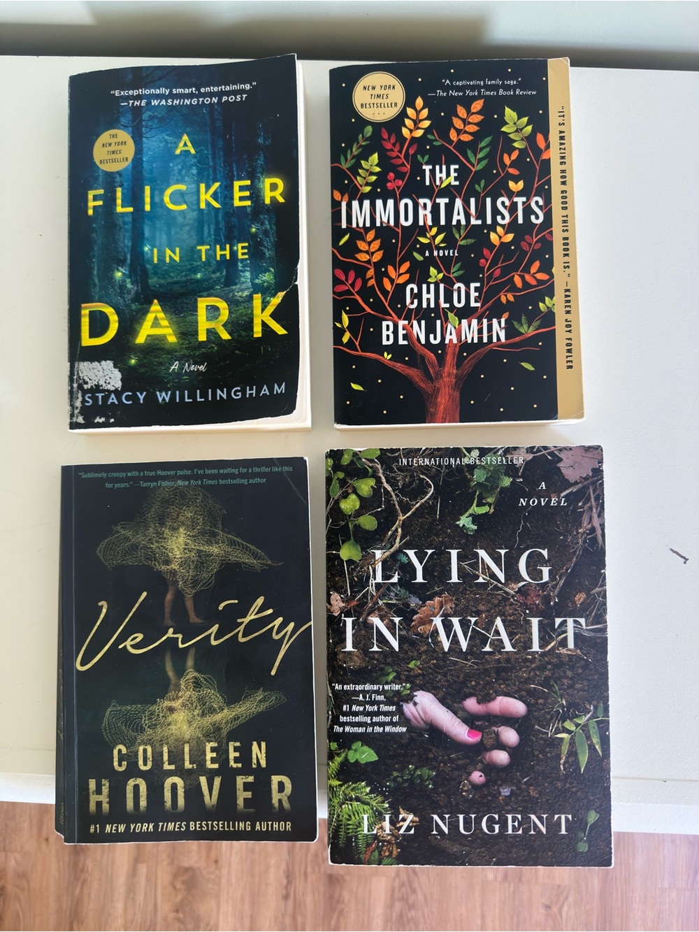 (4) Fiction/Thriller Books